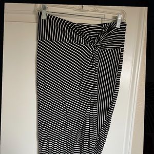 Socialite Faux Wrap Twist Skirt